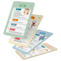 Rate mal – Kartenspiel und Tierquiz für Kinder ab 4 Jahren | Ratespiel zur Sprachförderung mit 48 Tierkarten | Lernspiel für Familie, Kita und Logopädie